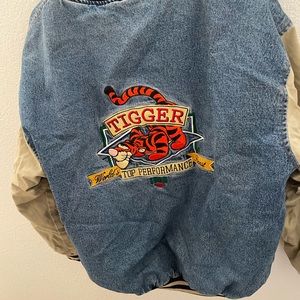 Disney vintage tigger denim jacket.